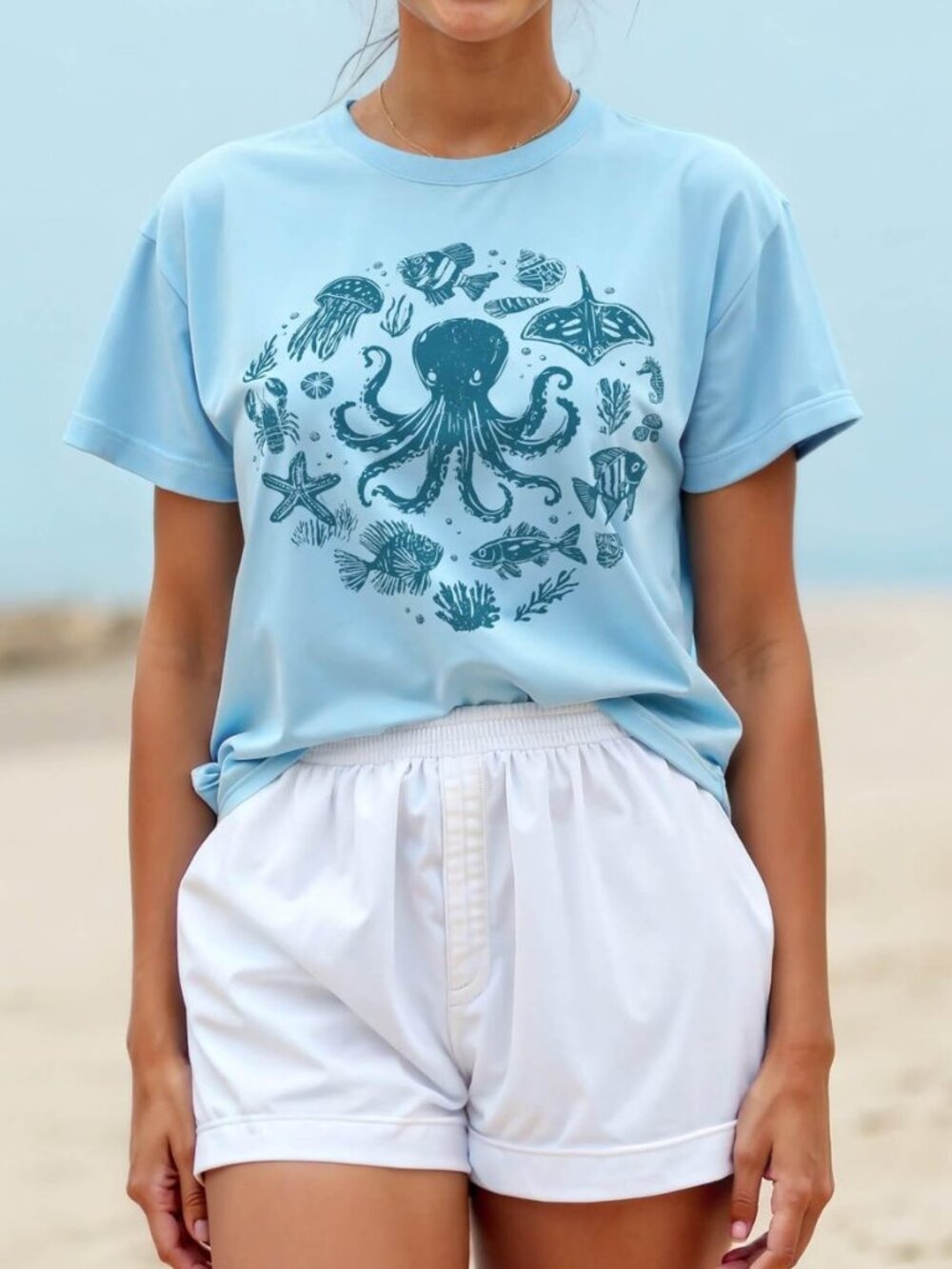 🐙 Vintage Octopus T-Shirt | Retro Sea Animal Graphic Tee
